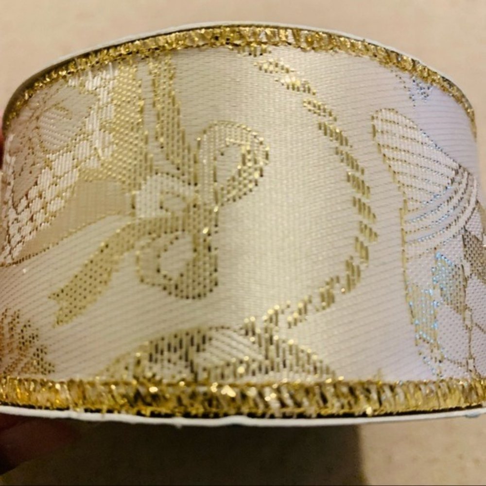 Trim A Tree | Ribbon | Golden Elegance Ornaments